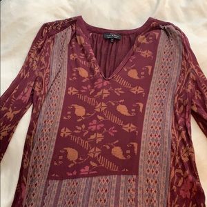 Luck brand bohemian top!